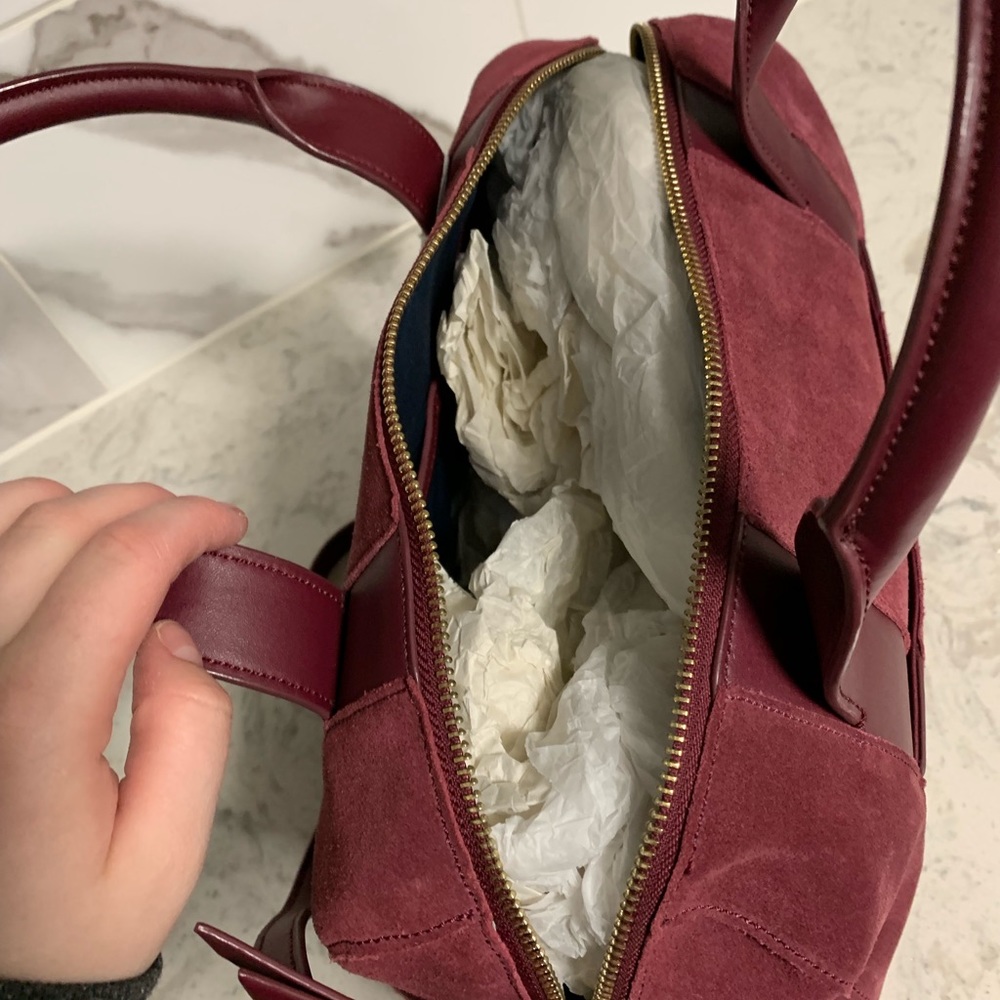 Suede bag - Picture 2 of 2